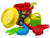 9pc Children's Beach Bucket & Accessories Play Set with Watering Can & Moulds