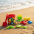 9pc Children's Beach Bucket & Accessories Play Set with Watering Can & Moulds