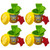 20pc Children's Beach Bucket and Sand Toy Play Set with Sieves and Spades