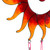 Sunburst 40cm Metal Wind Chime Suncatcher Hanging Garden Ornament