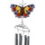 Peacock Butterfly 65cm Metal Wind Chime Suncatcher Hanging Garden Ornament