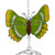 Green Butterfly 65cm Metal Wind Chime Suncatcher Hanging Garden Ornament