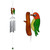 Woodpecker 70cm Metal Wind Chime Suncatcher Hanging Garden Ornament