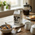 Novelty White Ceramic Milk Carton Jug with Cow Design