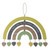 Wooden Rainbow Hanging Mobile Decoration "I Love You to the Moon and Back"