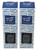 Sea Salt & Sage Fragranced Reed Diffusers with Coastal Fish Design - Set of 2