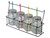 Glass Mason Jar Drinking Cups - Reusable Straws, Lids, Carry Rack - Set of 4
