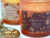 Autumn Spice Fragranced Candles in Glass Jars - Leaves & Pine Cone - Set of 2