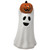 LED Ceramic Light Up 23cm Ghost with Pumpkin Halloween Decoration
