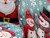 Round Christmas Storage Tins with Santa, Reindeer and Snowman Designs - Set of 3