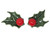 Christmas Holly Leaf Salt and Pepper Shakers - Festive Cruet Set - Set of 2