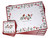 Harvey Mason Christmas Robin Placemats and Coasters Holly Design - Set of 4