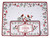 Harvey Mason Christmas Robin Placemats and Coasters Holly Design - Set of 4