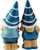 Set Of 2 Blue 21cm Novelty Garden Gnome Ornaments Figurines - Fish / Anchor Set Of 2 Blue 21cm Novelty Garden Gnome Ornaments Figurines - Fish / Anchor