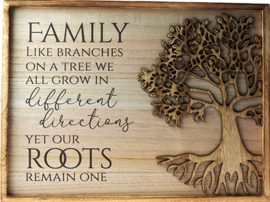 Roots of a Family Puzzle Wall Plaque