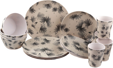 Melamine Square Dinner Sets Asda Melamine Plastic Dinner Set Grey