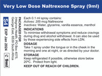 Very Low Dose Naltrexone (VLDN) x 9 ml