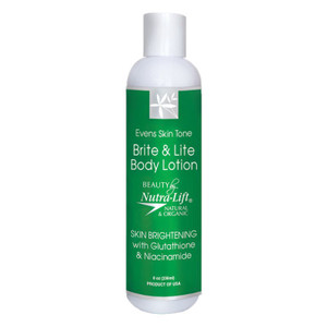 Bottle of Nutra-Lift Brite & Lite Body Lotion