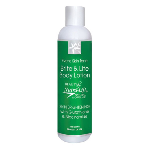 Bottle of Nutra-Lift Brite & Lite Body Lotion