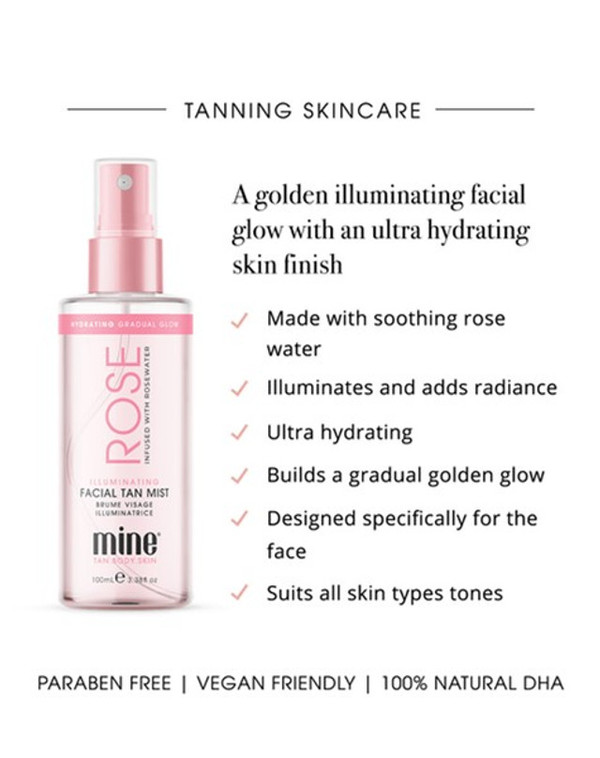 MINETAN - Rose Illuminating Facial Tan Mist 100ml