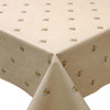 Valencia: Bees wipe clean acrylic coated tablecloth - shown on a table