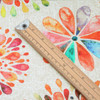 Wipe Clean Fabric: Digital Felicity - pictured with a wooden metre rule to show scale