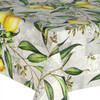 Wipe Clean Tablecloth -  Digital: Limonero - pictured  on a table
