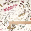 Acrylic Coated Tablecloth - Navarra: Yulex Pink pictured with a wooden ruler