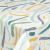 Acrylic Coated Tablecloth - Brush Strokes - spread on a table