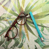 Wipe Clean Fabric. Culla: Amanda - pictured with a pair of glasses and a pen.