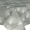 Wipe Clean Tablecloth. Culla: Ginkgo - pictured on a table