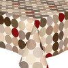 Wipe Clean, Acrylic Coated Fabric- Loneta: Hopper. Pictured draped on a table.