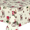 Acrylic Coated Tablecloth - Living: Dasher - spread on a table