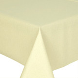 Lurex Christmas Wipe Clean Tablecloth: Panama Gold