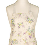 Wipe Clean apron. Blaze: Floral Butterflies - close up.