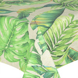 Digital : Nypa.  Acrylic Coated Tablecloth pictured on a table