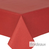 Loneta Dali Extra Wide Acrylic Coated Tablecloth: Bordeaux