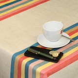 Wipe Clean Tablecloth - Digital Raya. Pictured with a cup, saucer, 'phone & pen.