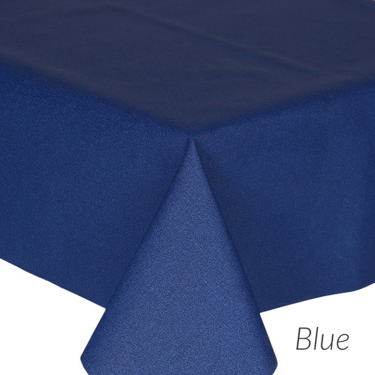 Loneta Dali Extra Wide Acrylic Coated Tablecloth: Blue