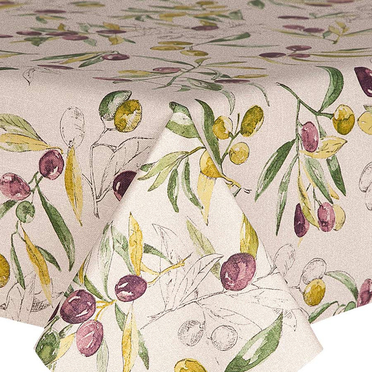 Wipe Clean Tablecloth -  Mirha: Olivia, pictured on a table