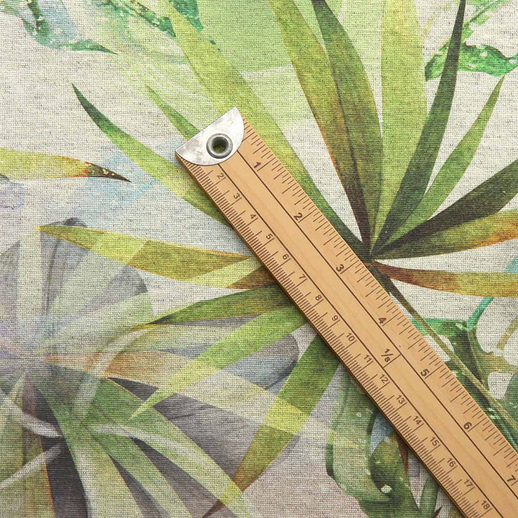 Wipe Clean Fabric. Culla: Amanda - pictured with a wooden ruler to show scale.