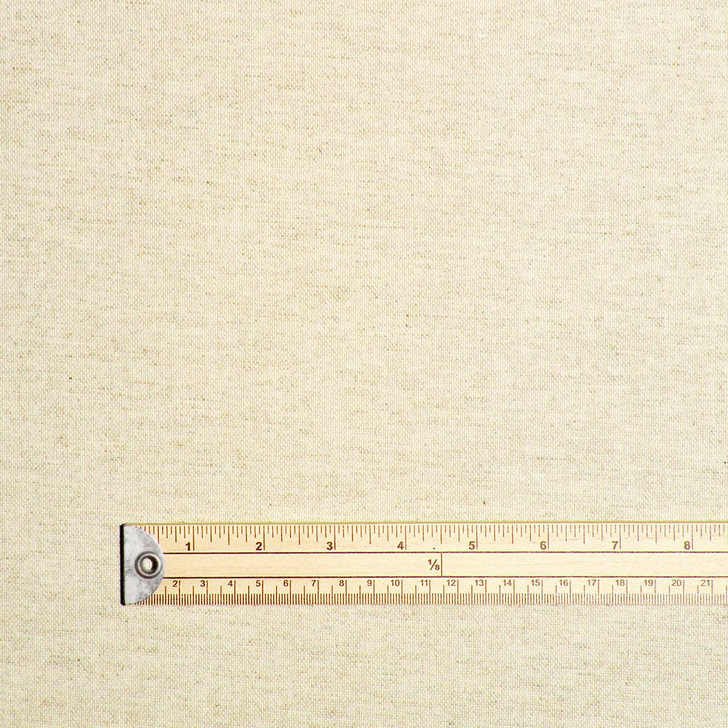 Acrylic Coated fabric - pictured with a wooden ruler to show scale.