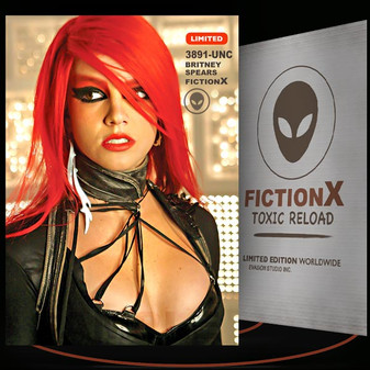 Britney Spears [ # 3891-UNC ] FICTION X TOXIC RELOAD / Limited Edition cards