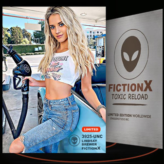 Lindsay Brewer [ # 3925-UNC ] FICTION X TOXIC RELOAD / Limited Edition cards