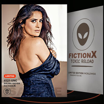 Salma Hayek [ # 4121-UNC ] FICTION X TOXIC RELOAD / Limited Edition cards
