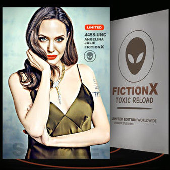 Angelina Jolie [ # 4458-UNC ] FICTION X TOXIC RELOAD / Limited Edition cards