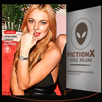 Lindsay Lohan [ # 4789-UNC ] FICTION X TOXIC RELOAD / Limited Edition cards