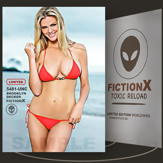 Brooklyn Decker [ # 5481-UNC ] FICTION X TOXIC RELOAD / Limited Edition card
