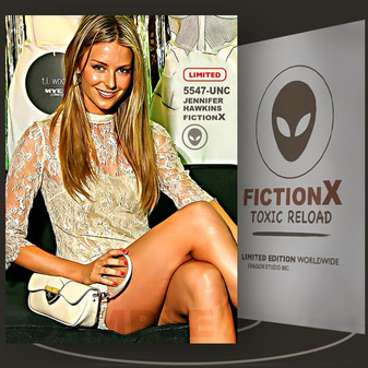 Jennifer Hawkins [ # 5547-UNC ] FICTION X TOXIC RELOAD / Limited Edition card