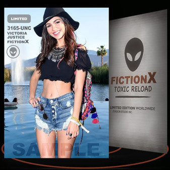Victoria Justice [ # 3165-UNC ] FICTION X TOXIC RELOAD / Limited Edition cards